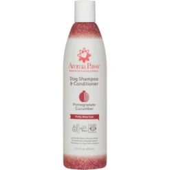 Aroma Paws Pomegranate Cucumber Dog Shampoo And Conditioner, 13.5-oz