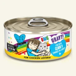 BFF OMG Cloud 9 Chicken Dinner In Gravy Canned Cat Food, 5.5-oz Cans, Case Of 8