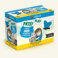 BFF Play Pate Lovers Chicken Cherish Wet Cat Food, 3-oz Pouch, Pack Of 12