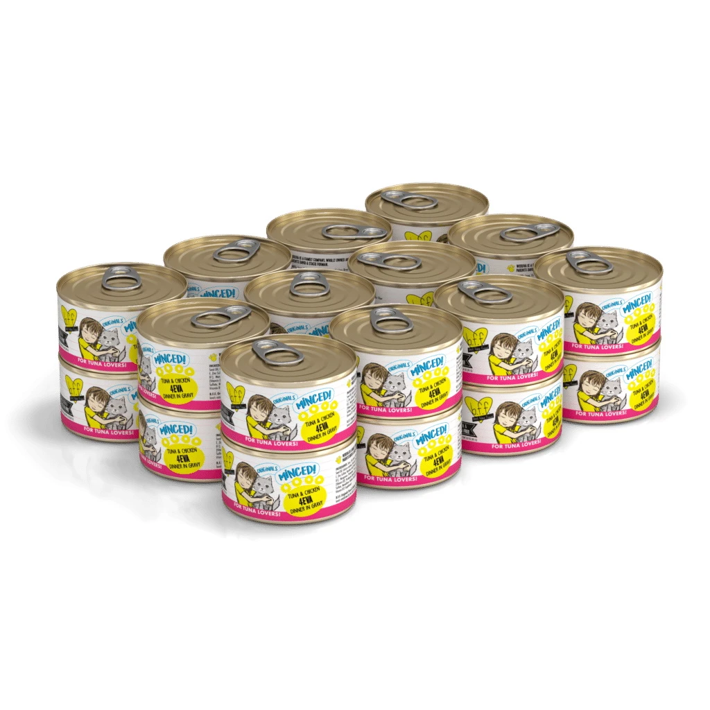 BFF Tuna & Chicken 4-Eva Dinner In Gravy Canned Cat Food, 3-oz Cans, Case Of 24 - Image 2