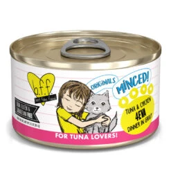 BFF Tuna & Chicken 4-Eva Dinner In Gravy Canned Cat Food, 3-oz Cans, Case Of 24