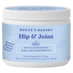 Bocce's Bakery Hip & Joint Soft Chew Joint Supplement For Dogs, 60 Count