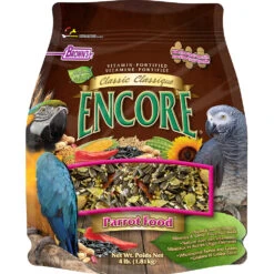 Brown's Encore Classic Natural Parrot Food, 4-lb Bag