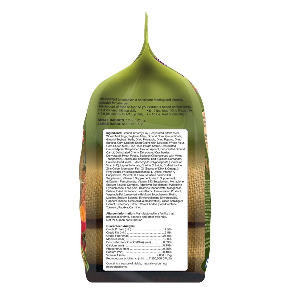 Brown's Tropical Carnival Natural Pet Rabbit Food, 4-lb Bag - Image 3