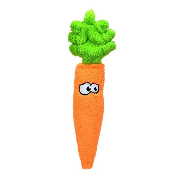 Cycle Dog Duraplush Carrot Eco-Friendly USA Dog Toy