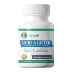 Dr. Marty Shine & Luster Seasonal Allergy Support For Dogs, 60-Count Chewables