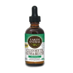 Earth Animal Clean Mouth, Gums And Breath Remedy For Dogs & Cats, 2-oz Bottle