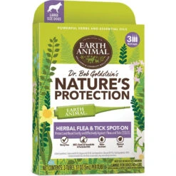 Earth Animal Nature's Protection Herbal Flea & Tick Spot-On Treatment For Large Dogs