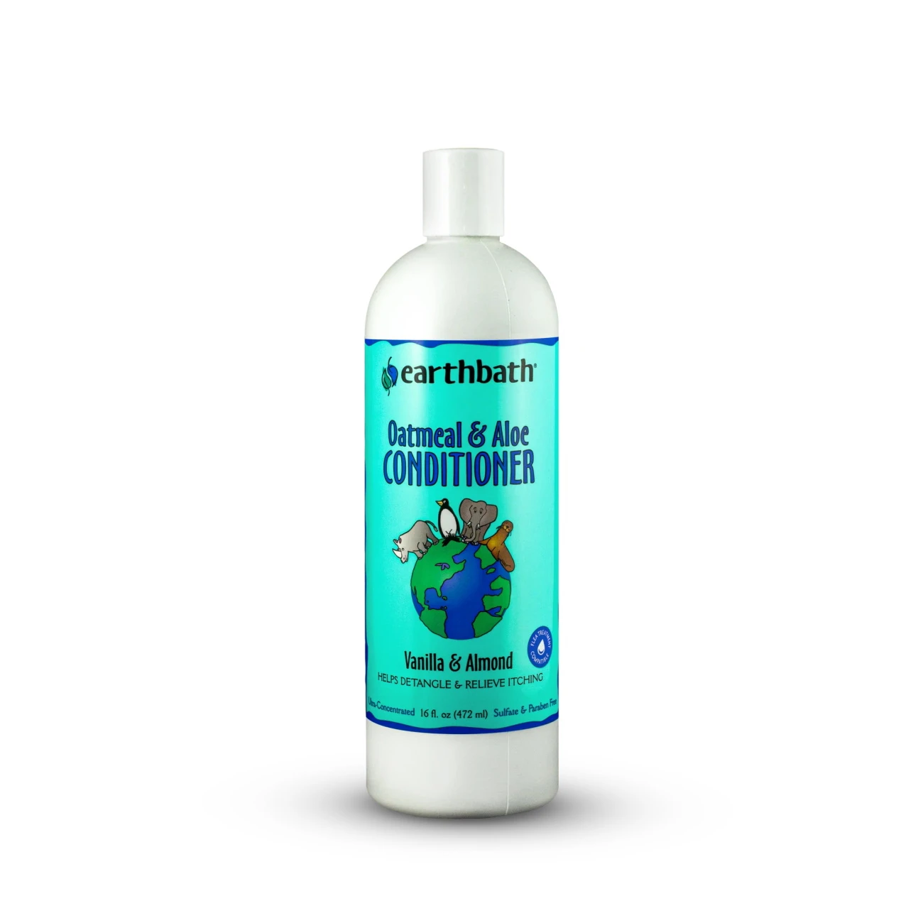 Earthbath Oatmeal & Aloe Dog & Cat Conditioner, 16-oz Bottle