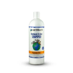 Earthbath Oatmeal & Aloe Fragrance Free Dog & Cat Shampoo, 16-oz Bottle