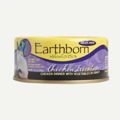 Earthborn Holistic Chicken Fricatssee Grain-Free Natural Canned Cat Food, 5.5-oz Can, Case Of 24