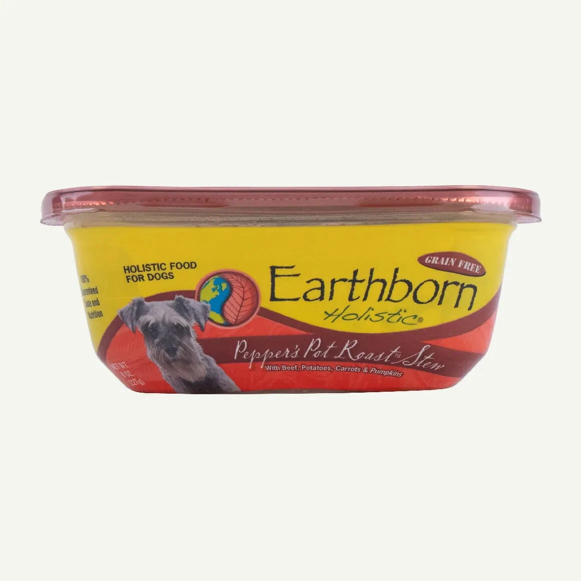 Earthborn Holistic Pepper’s Pot Roast Stew Natural Moist Dog Food, 8-oz, Case Of 8