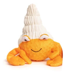 Fabdog® Faball Hermit Crab Plush Squeaker Dog Toy, Medium