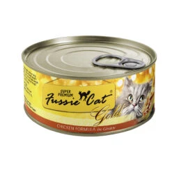 Fussie Cat Super Premium Gold Chicken In Gravy Cat Food, 2.82-oz, Case Of 24
