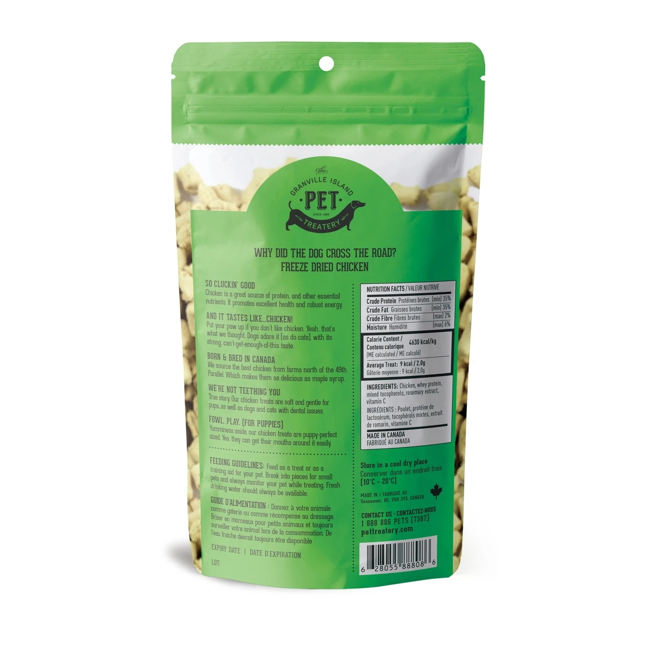 Granville Island Pet Treatery Pork Liver & Cheese Soft And Chewy Dog Treats, 175 Grams - Image 2