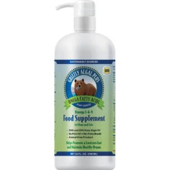 Grizzly Algal Plus Oil Dog & Cat Supplement, 32-oz Bottle