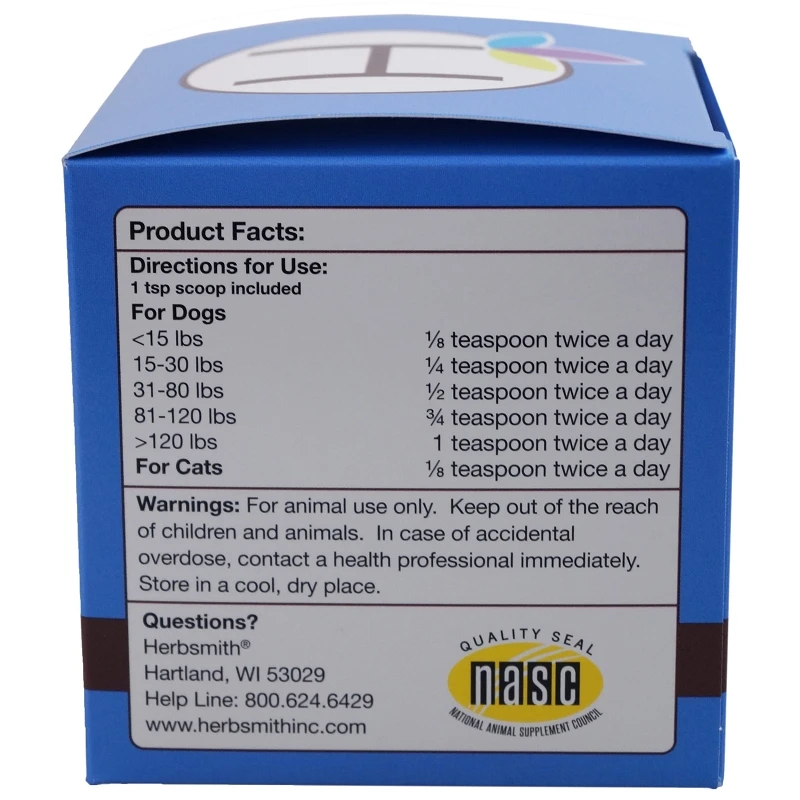 Herbsmith Milk Thistle Powder Herbal Support Supplement For Dogs And Cats, 150 Grams - Image 2