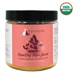 Kin + Kind Healthy Hip & Joint Supplement For Dogs & Cats, 8-oz