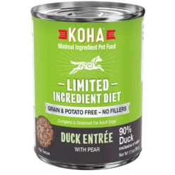 KOHA Limited Ingredient Diet Duck Entree Canned Dog Food, 13-oz, Case Of 12