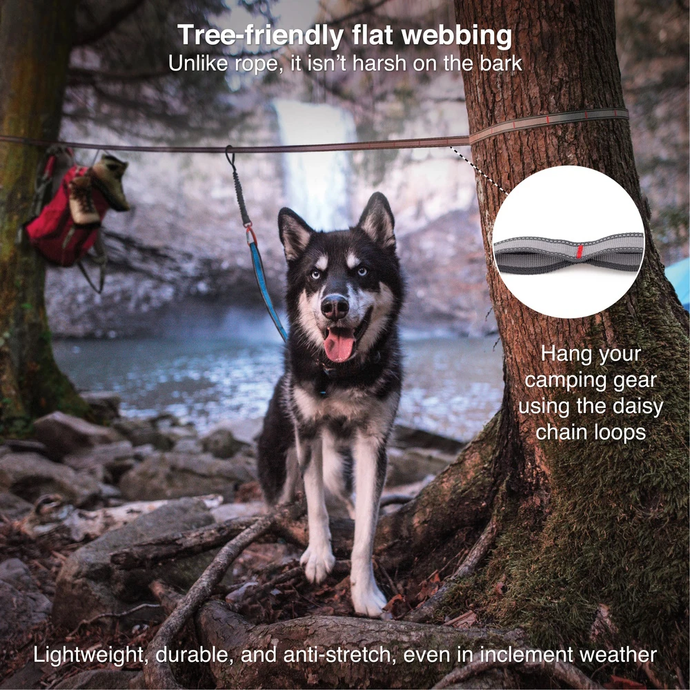 Kurgo Ridgeline Camping Tie Out Tether For Dogs - Image 2