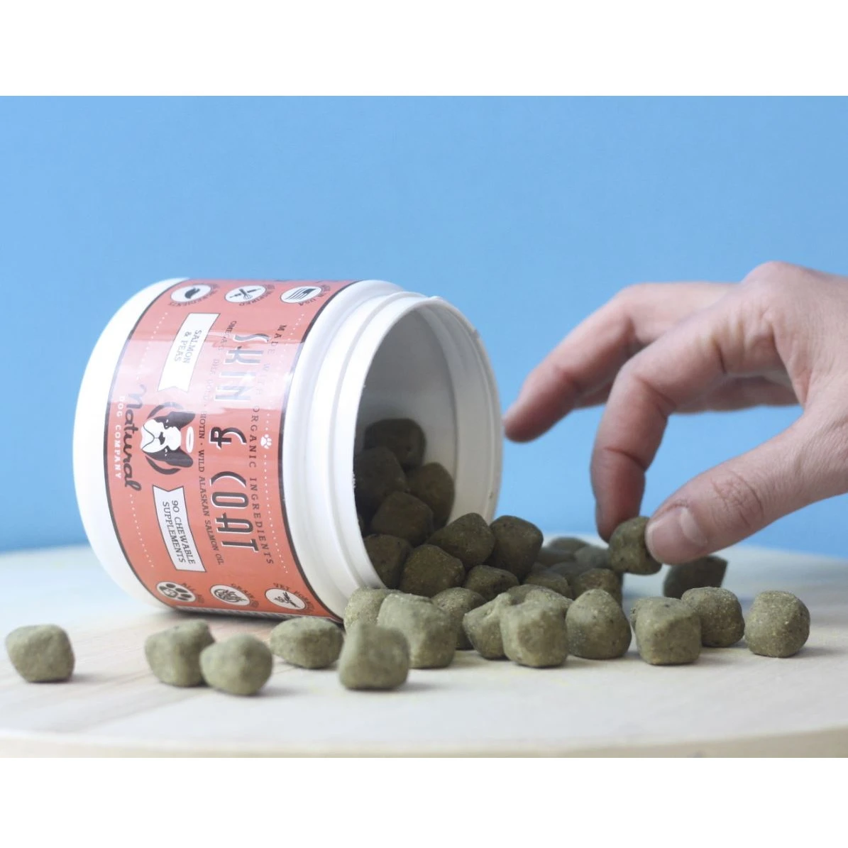 Natural Dog Company Skin & Coat Chewable Supplement For Dogs, 90-Count - Image 4