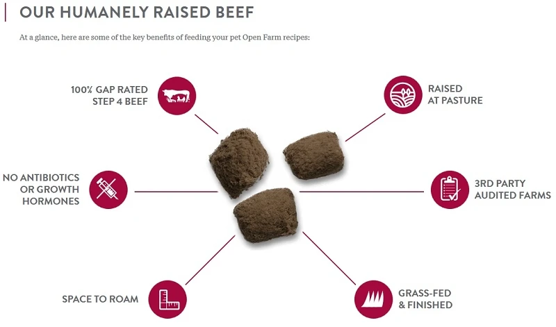 Open Farm Grass-Fed Beef Recipe Freeze Dried Raw Dog Food, 22-oz Bag - Image 3