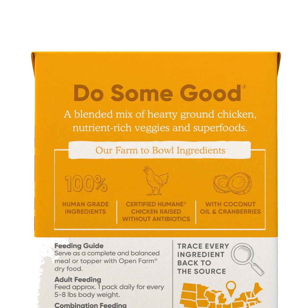 Open Farm Homestead Chicken Recipe Rustic Blend Wet Cat Food, 5.5-oz, Pack Of 12 - Image 2