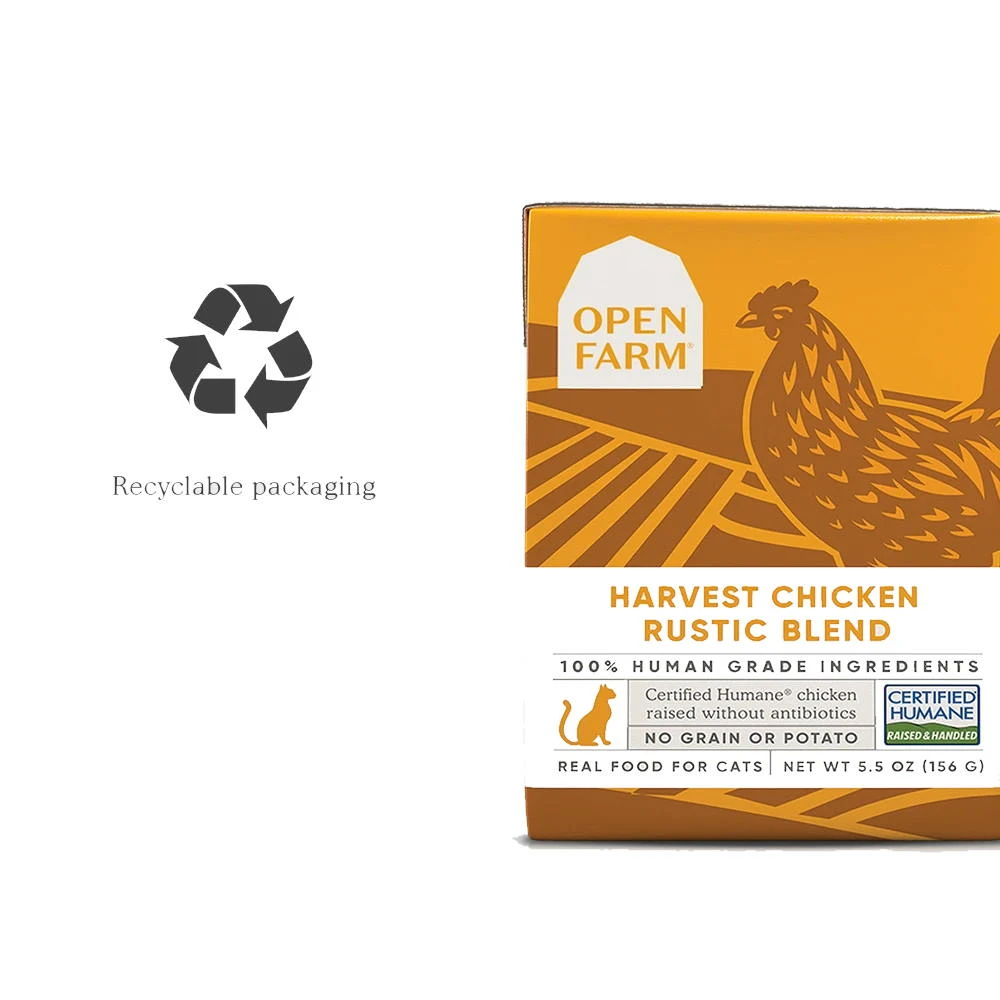 Open Farm Homestead Chicken Recipe Rustic Blend Wet Cat Food, 5.5-oz, Pack Of 12 - Image 3