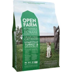 Open Farm Homestead Turkey & Chicken Grain-Free Dry Cat Food, 8-lb Bag