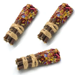 Oxbow Enriched Life Apple Stick Bouquet Chew Toys For Small Animals, 3-Pack