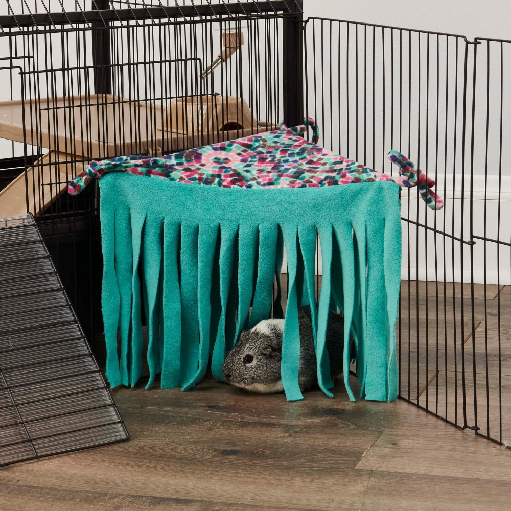 Oxbow Enriched Life Corner Fleece Small Animal Hideout - Image 3