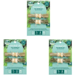 Oxbow Enriched Life Hay Bundles Small Animal Toy, 3-Pack