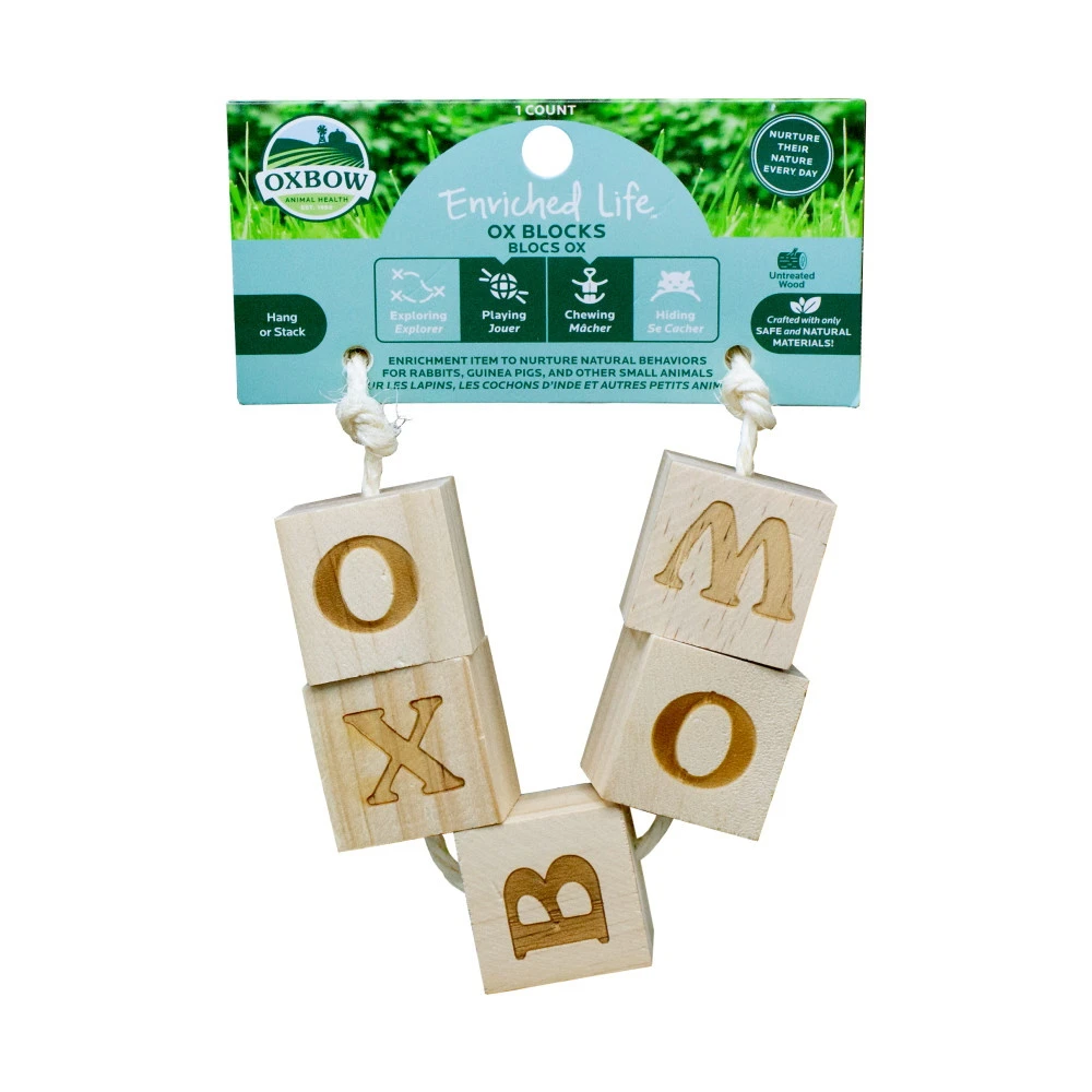 Oxbow Enriched Life Ox Blocks Small Animal Toy, 3-Pack - Image 2