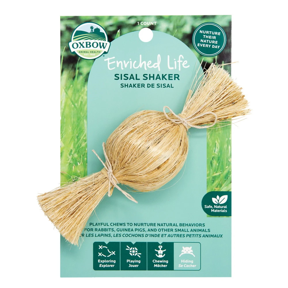 Oxbow Enriched Life Sisal Shaker Small Animal Toy, 3-Pack - Image 2