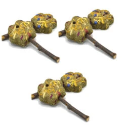 Oxbow Enriched Life Timothy Flowers Chew Toys For Small Animals, 3-Pack