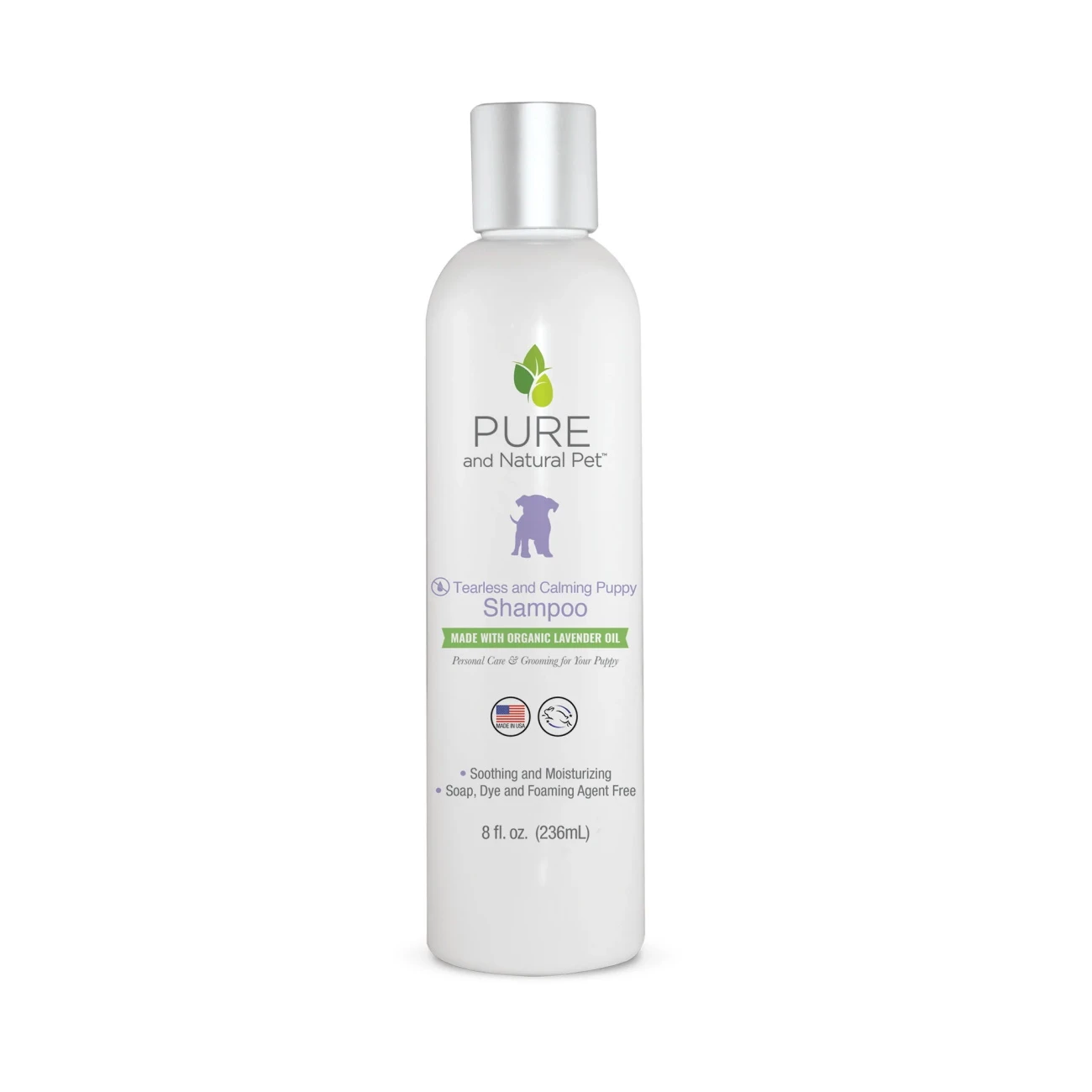 Pure And Natural Pet Tearless And Calming Puppy Shampoo, 8-oz