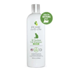 Pure And Natural Pet Tearless Unscented Cat Shampoo, 16-oz