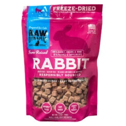 Raw Dynamic Freeze-Dried Farm Raised Rabbit Recipe Cat Food, 5.5-oz Bag
