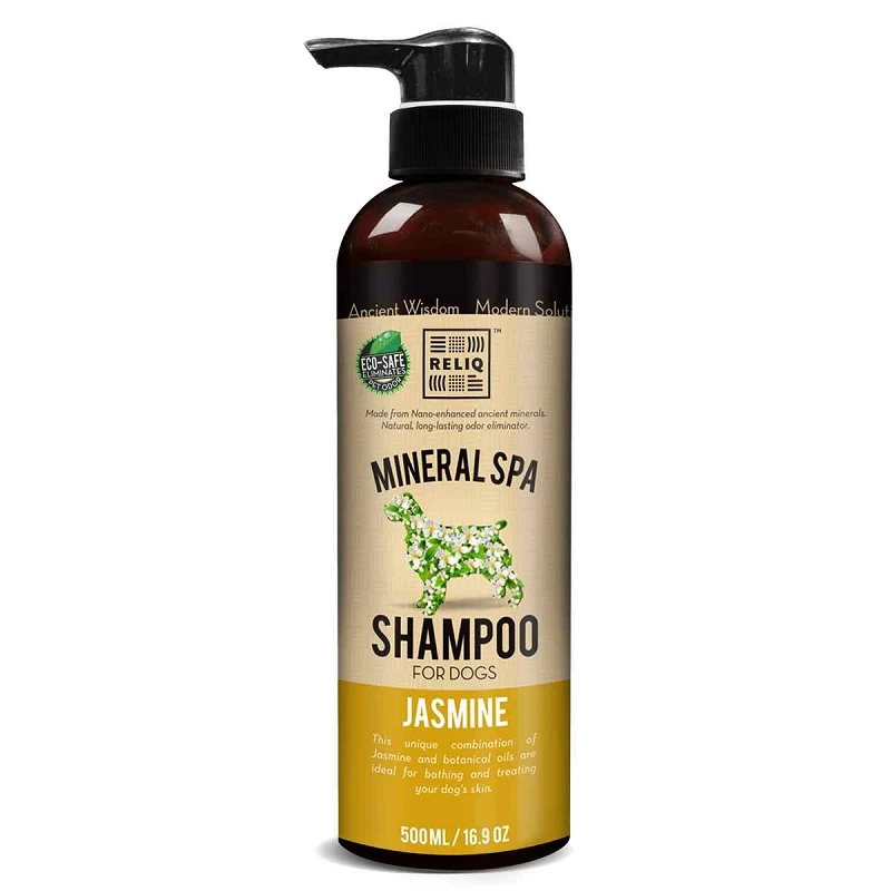 Reliq Jasmine Mineral Spa Shampoo For Dogs, 16.9-oz