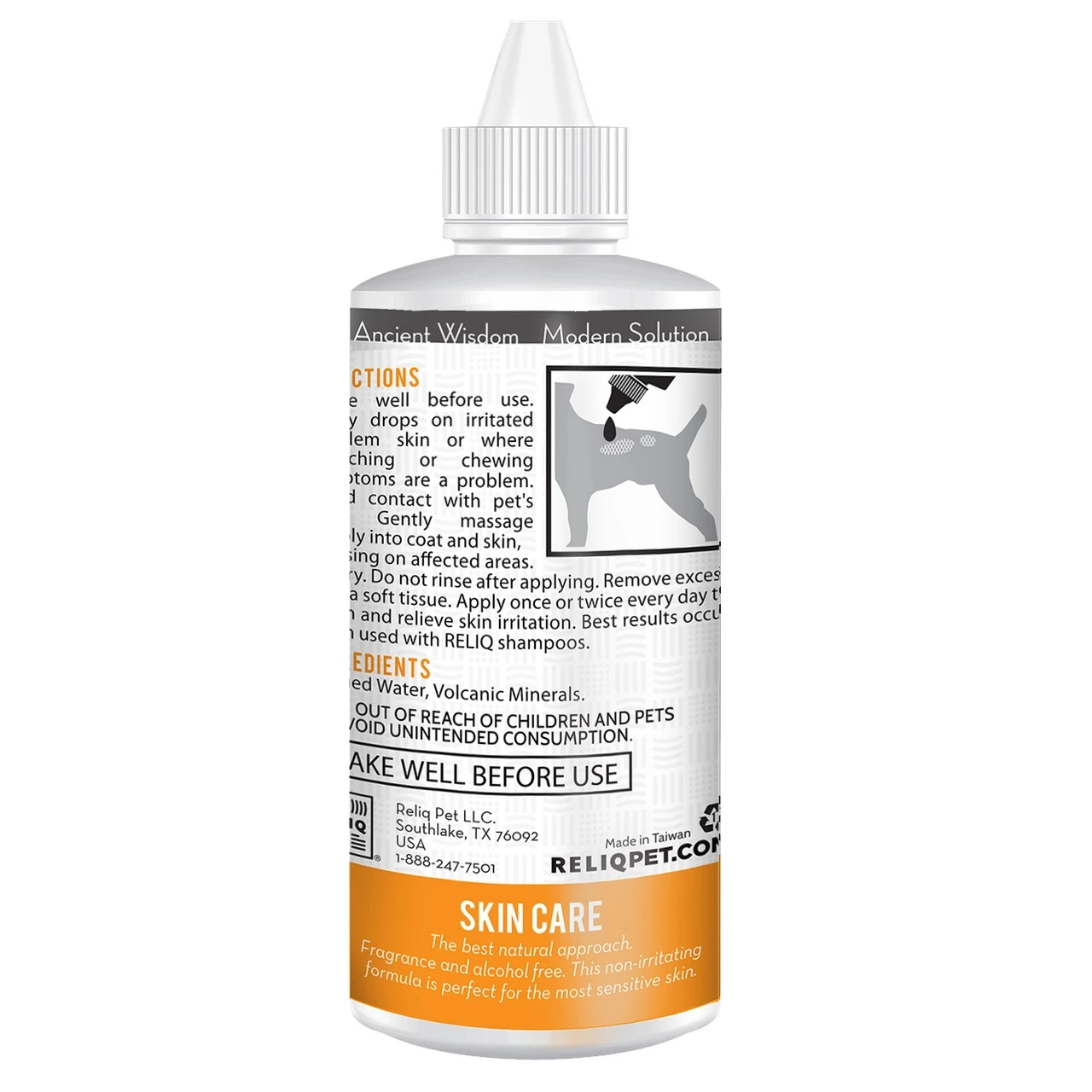 Reliq Skin Solution For Dogs & Cats, 4-oz - Image 3