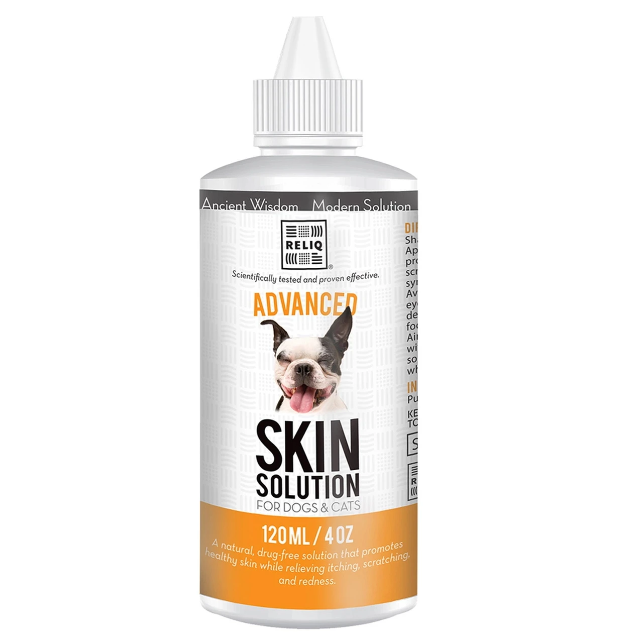 Reliq Skin Solution For Dogs & Cats, 4-oz