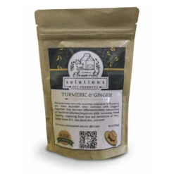 Solutions Pet Products Turmeric & Ginger Supplement For Dogs & Cats, 8-oz Bag