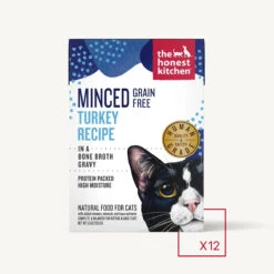 The Honest Kitchen Grain-Free Minced Turkey In Bone Broth Wet Cat Food, 5.5-oz, Case Of 12