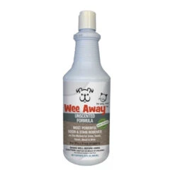Wee Away Unscented Formula Stain & Odor Eliminator For Dogs & Cats, 32-oz Bottle