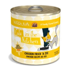 Weruva Cats In The Kitchen Chicken Frick 'A Zee Chicken Recipe Au Jus Grain-Free Canned Cat Food, 10-oz, Case Of 12