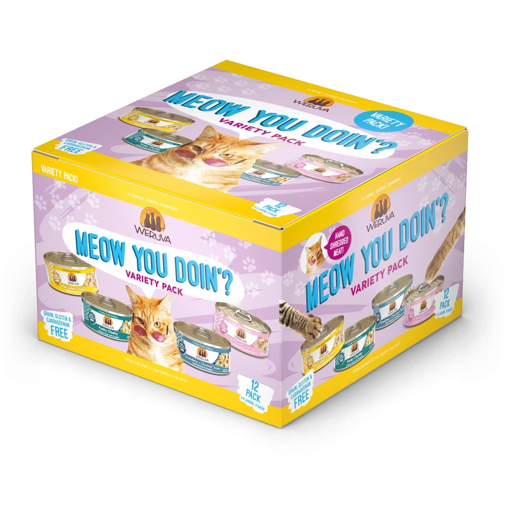 Weruva Classic Cat Food, Meow Ya Doin'! Variety Pack Canned Cat Food, 5.5-oz Can, Case Of 12 - Image 2