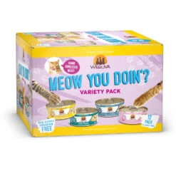 Weruva Classic Cat Food, Meow Ya Doin'! Variety Pack Canned Cat Food, 5.5-oz Can, Case Of 12