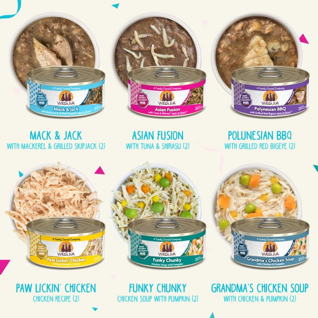 Weruva Classic Cat Food, Rudi's Recipes Variety Pack Canned Cat Food, 5.5-oz Can, Case Of 12 - Image 3