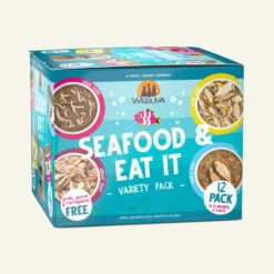 Weruva Classic Cat Food, Seafood & Eat It! Variety Pack Canned Cat Food, 3-oz Can, Case Of 12