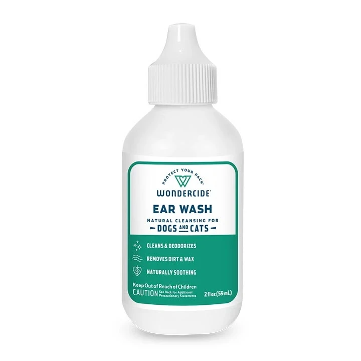 Wondercide Deodorizing Ear Wash For Dogs And Cats, 2-oz Bottle